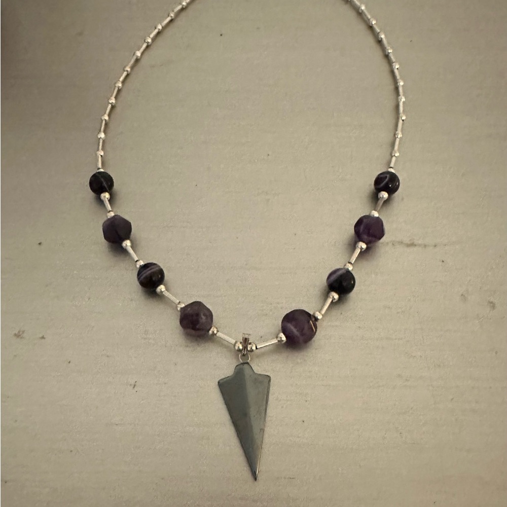 Genuine Native American Handmade Arrowhead Necklace